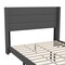 Flash Furniture Charcoal Queen Platform Bed with Headboard YK-1078-CHAR-Q-GG - alternate 6